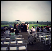 Wedding Vows Under Umbrellas